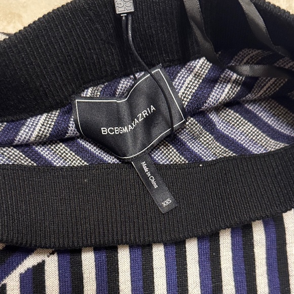 Zara Navy and White Striped Twist-Front Top and maxi skirt (set) - Picture 3 of 4